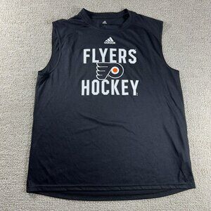 Adidas Climalite Philadelphia Flyers Sleeveless Shirt Black Men’s Size S